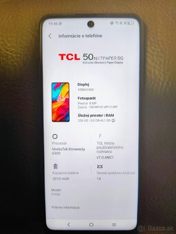 Predám TCL 50 NXTPAPER 5G je NOVÝ - 2