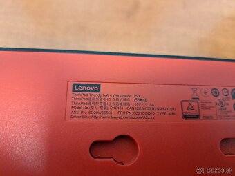 Dokovacia stanica Lenovo Thinkpad model DK2131,nepoužívaný - 2