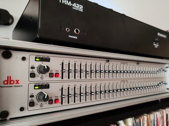 Equalizer Dbx 2231, stav nového ks+nový profi rack, PREDAM - 2