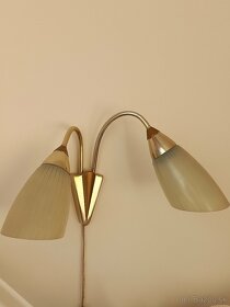 Luster NAPAKO + nástenná lampa zo 40-50-tych rokov - 2