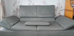 Dvojdielny kožený gaučový set kožená sedacia suprava - 2