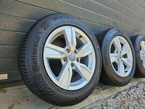 Alu Disky AUDI 5x112+Letné Pneu Continental 205/60 R16 2023 - 2