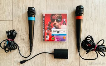 Singstar mikrofóny + hry Playstation 3 / PS3 - 2