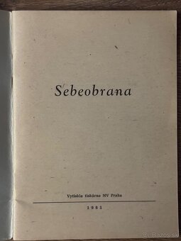 Brožura SEBEOBRANA z roku 1961 - 2