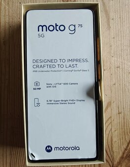 Motorola moto G75 5G 8GB/256GB uhlově šedá+ záruka - 2