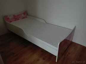 dievčenská posteľ s matracom 90x200 - 2