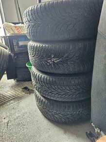 Plechové disky 5x110 + zimné pneu 195/65r15 - 2