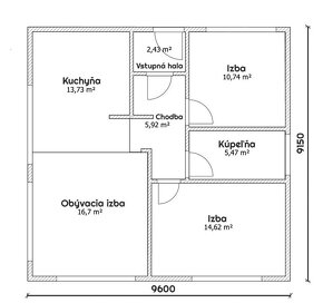 DREVODOM - NÍZKOENERGETICKÝ 3 izbový, 86 m2, okr. Topoľčany - 2