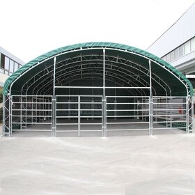 Prístrešok pre zvierata 10x10m (100m2) plachta 900g/m2 - 2