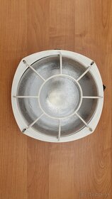 Bakelitová industriálna nástenná - stropná lampa - 2
