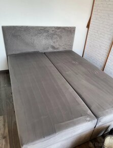 Čalúnená postel Springbox 160x200 s úložným priestorom - 2