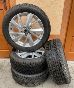 5x112 R17 VW + 215/55 r17 VW  Bridgestone zimné (2023) - 2