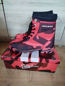 Nove Boots RED HELL Edition Double red veľkosť 43 - 2