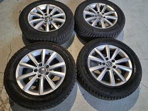 Predam Original elektrony Volkswagen 5x112 R16 a zimne pneu - 2