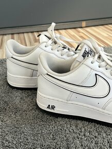 NIKE AIR FORCE 1’ 07 (White-Black) - 2