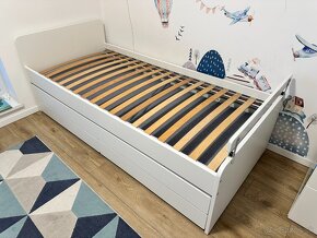 Ikea postel SLAKT s pristelkou - 2