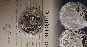 Strieborná minca / medaila Domáci odboj - 2