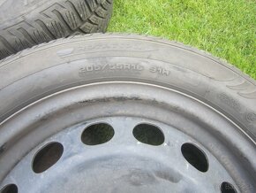 205/55R16 91H zimne pneu s plech diskami VW group 112rozteč - 2