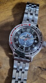 Predám Vostok Amfibian automatic 2416 B ,31 jewels, 129e - 2