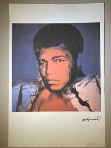 Andy Warhol "Muhammad Ali" Limitovaná edícia_Certifikát - 2