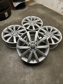 Nepoužité hliníkové disky 5x112 R17 VW Dijon - Golf VII - 2