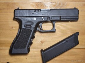 Ghk glock G17 gen 3 ocelová verzia s v2 spúšťou - 2