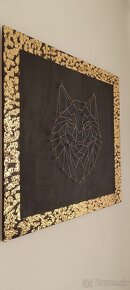 String Art obraz Wolf - 2