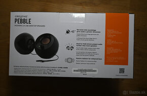 Reproduktory Creative Pebble Black - 2