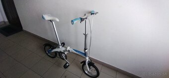 Predám skladací bicykel 14" kolesa. Servisovany.Na výšku  1 - 2