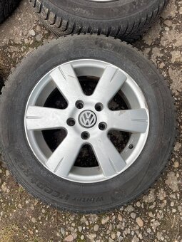 5x112 r15 elektróny Volkswagen + zimne pneu 195/65 r15 - 2