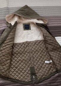 2x bunda/kabat/parka čierna/khaki olivová - 2