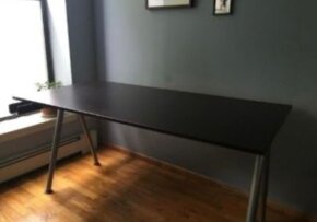 Stôl pracovný IKEA Galant 160x80, výškovo nastaviteľný - 2