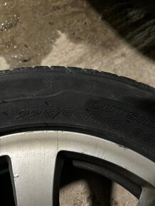 225/55 R16 disky a zimne pneu BMW e60 - 2