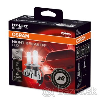 Osram H7 LED NIGHT BREAKER LED SMART +330% 6000K 2ks - 2