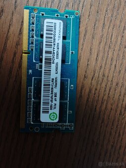 Predám 2GB DDR3 RAMAxel SODimm 2GB do notebooku - 2