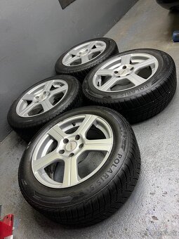 Alu disky plus pneu 5x112 r16 205/55 r 16 - 2