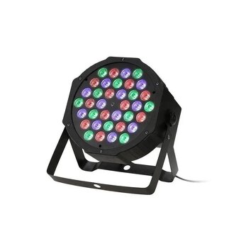 LED pár reflektor 36 ľad RGB, DMX, strobo - 2