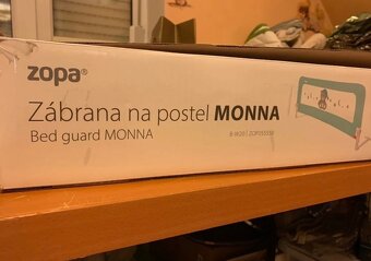 ZOPA Zábrana na posteľ Monna Silver grey - 2