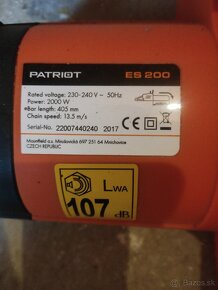 Elektrická reťazová píla Patriot ES200 - 2