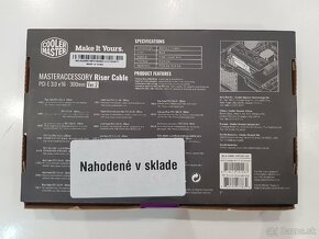 Coolermaster PCI-E 3.0 x16 -300mm riser cable - 2