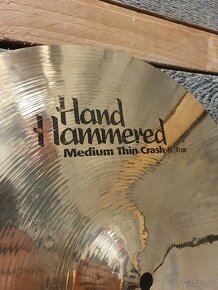 medium/thin crash 16" Sabian Hand hammered - 2