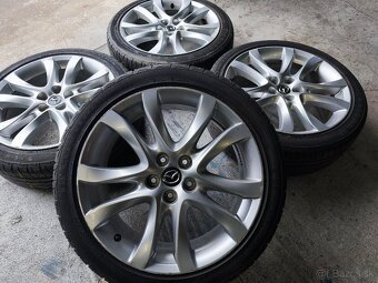 Alu disky 5x114,3 r19 na Mazda 6 letné pneumatiky 225/45 r19 - 2