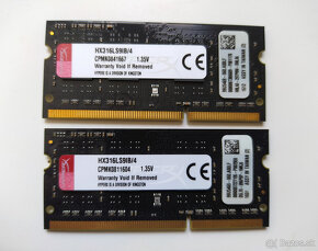 SODIMM DDR3L 8GB /2x 4GB/ Kingston HyperX IMPACT - 2