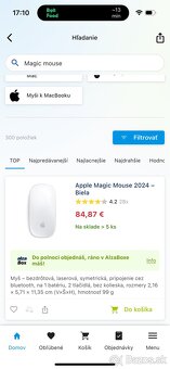 Apple Magic mouse čisto nová vo fólii - 2