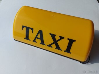 Taxi transparent - žlty - 2