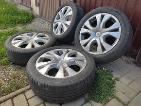 Elektróny Citroen 4x108 R17+ letné pneu Goodyear 215/50 R17 - 2