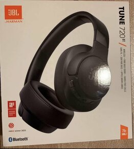 JBL Tune 720BT čierne nové nepoužívané v originálnom balený - 2