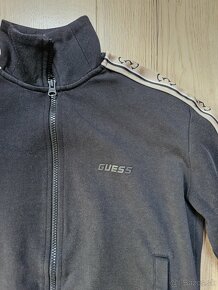 Guess cierna logovana mikina na zips nova kolekcia - 2