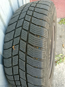 plechové disky 4x100 R14 + zimné pneu 185/65 R14 T - 2