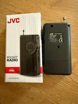 Predám nové prenosne radio JVC RA-E311B - 2